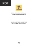 Plano de Marketing Emulzint - Linha Trigale