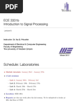 Digital Signal Processing UWO Lecture+8,+February+1st