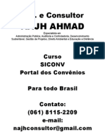 Najh Ahmad Curso SICONV Portal Dos Convênios