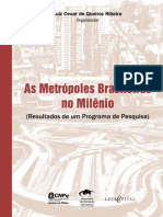 Metrópoles Brasileiras No Milênio PDF