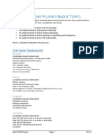 Basic Chef Fluency Badge Scope