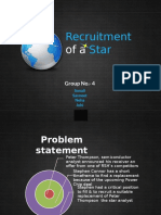 Recruitment Star: Group No.-4