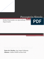 perceptrnsimpleredesneuronalesconaprendizajesupervisado-140319085024-phpapp01