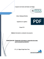 Diagnostico Del Entorno y Desarrollo de La Idea para Un Proyecto Productivo