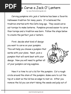 Carve a Pumpkin