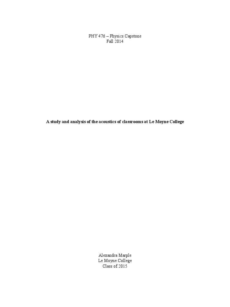 Capstone Project Final Report PDF Sound Refraction