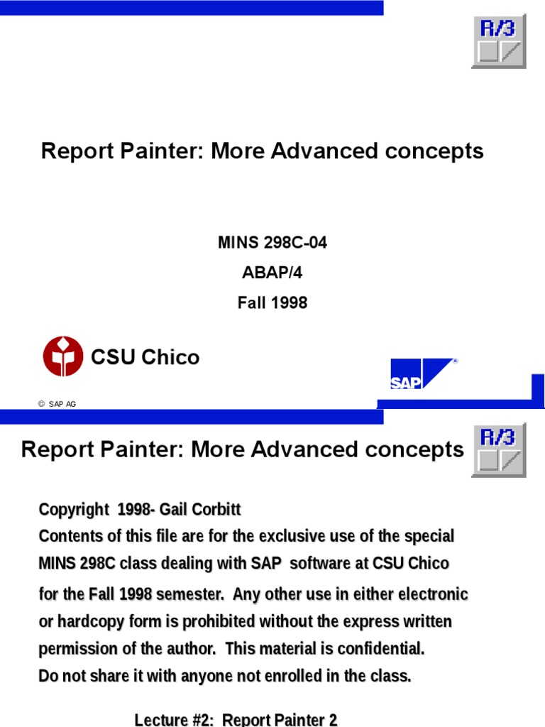 Report Painter Variable Computer Science Library Computing