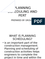 Group 3 1 Planning Scheduling and Pert