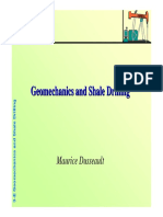 Geomechanics and Shale Drilling