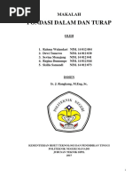 Download Tugas Kelompok Makalah Pondasi Dalam Dan Turap by Rahma Wulandari SN338708590 doc pdf