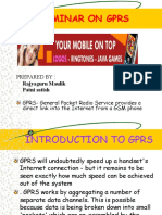 Seminar On GPRS: Prepared by
