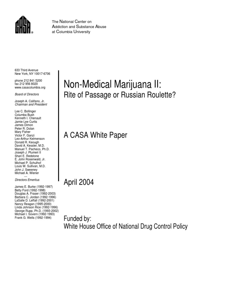 00502-Marijuana Paper On Letterhead | PDF | Cannabis (Drug) | Substance ...