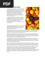 Vitaminas de Las Frutas