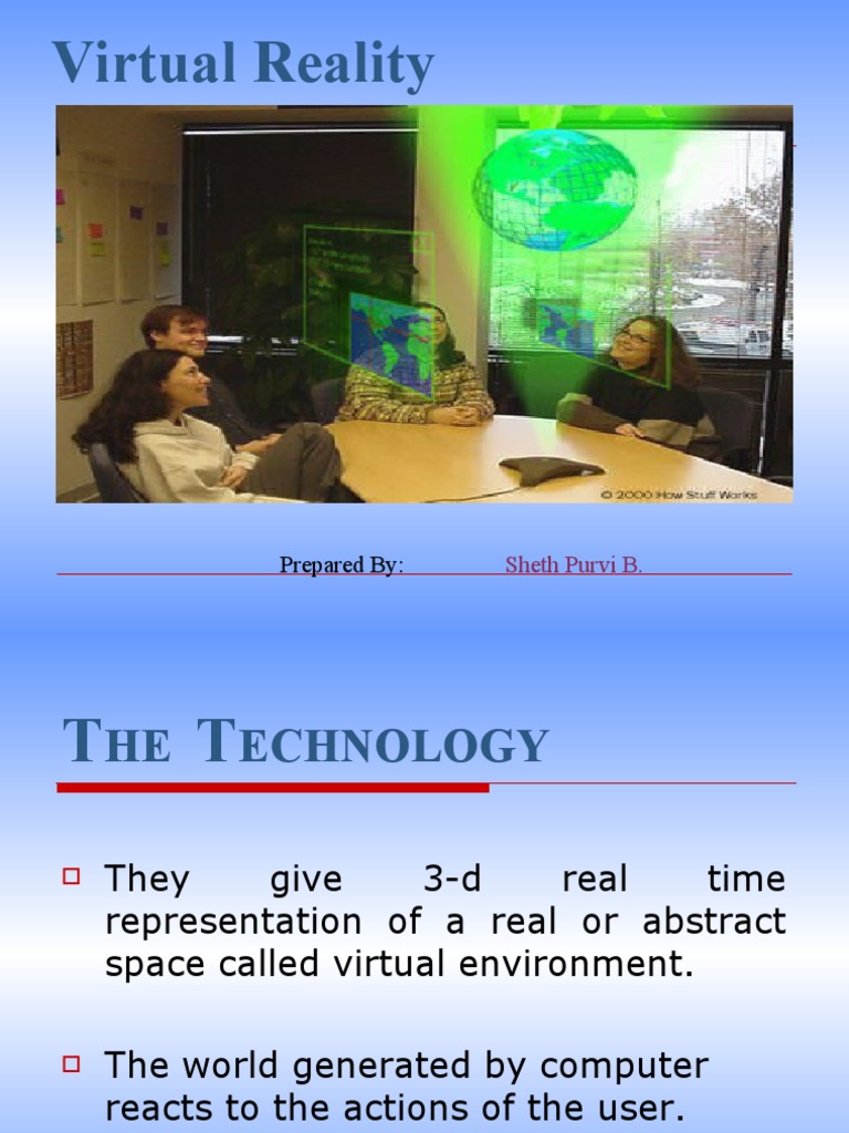 Virtual Reality 1 | PDF
