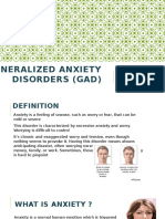 Generalized Anxiety Disorders (GAD)