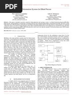 Orientation System for Blind Person