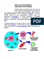 Ejemplo de Documento Presentado Con Scribd: Ser Vivo