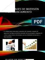 Actividades de Inversión y de Financiamiento