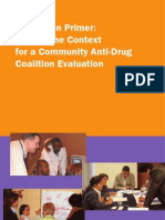 Evaluation Primer: Setting The Context For A Community Anti-Drug Coalition Evaluation