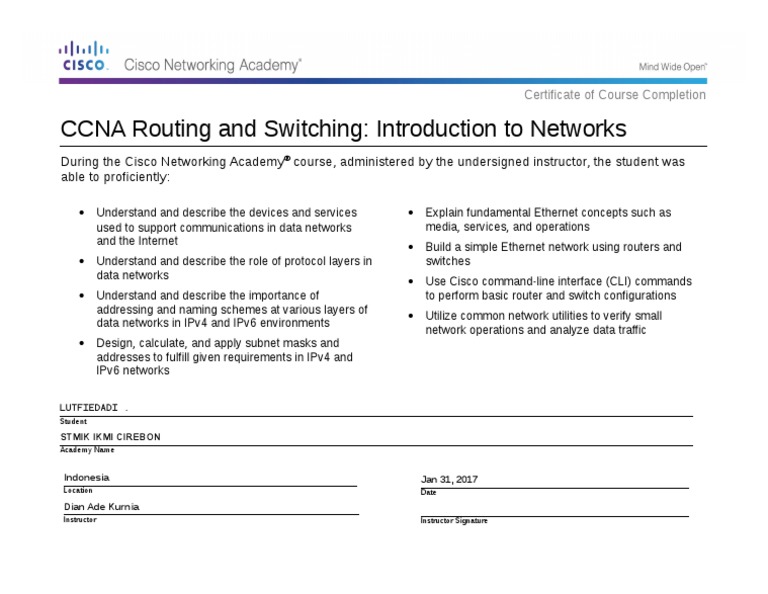 CCNA Routing and Switching Introduction To Networks | PDF | Technology ...