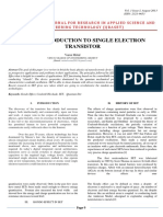 Basic Introduction To Single Electron Transistor