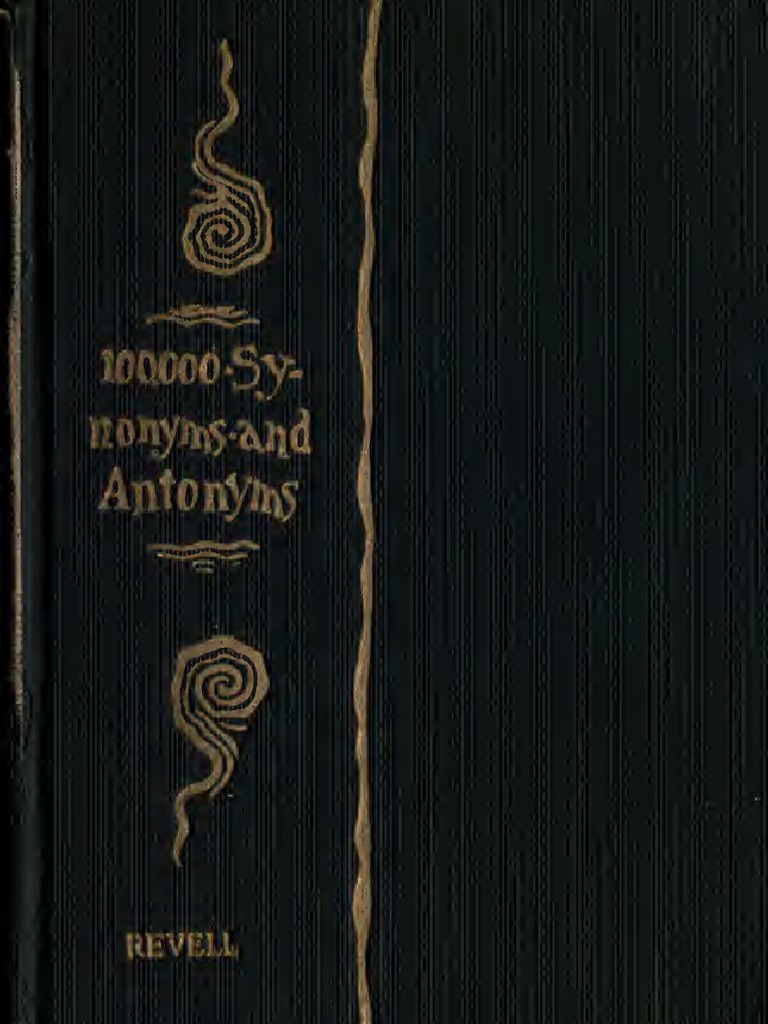 Antonyms and Synonyms PDF | PDF