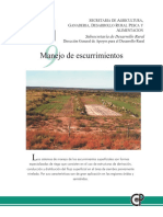 Manejo de Escurrimientos Sagarpa PDF