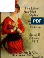 (1915) The Latest New York Styles For Women & Misses (Catalogue)