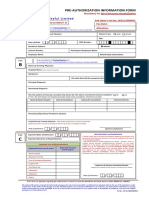 Pre Authorization Form