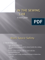 Safety in the Sewing Lab