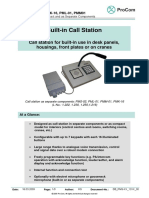 Call Station For Built-In Use in Desk Panels, Housings, Front Plates or On Cranes