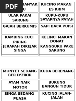Permainan Tebak Gerakan