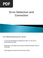 4-Two Dimensional Parity Check