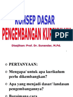 Konsep Dasar Pengembangan Kurikulum