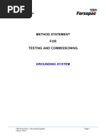 Grounding Inspection and Testing Procedure | PDF | Electrical ...