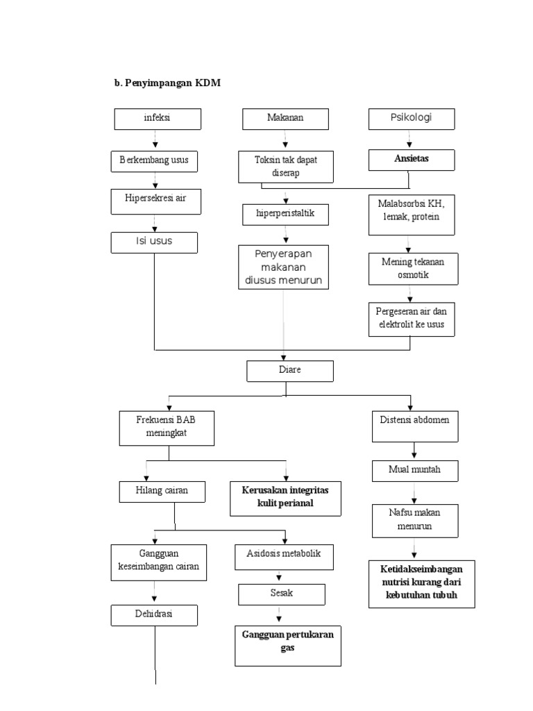 Penyimpangan KDM dan Gastroenteritis | PDF