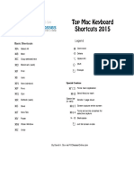 Mac Shortcuts 2015 PDF