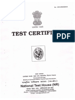 National Test Certificate 2.5 MM