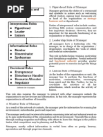 Mintzberg's 10 Managerial Roles Explained | PDF | Interpersonal ...