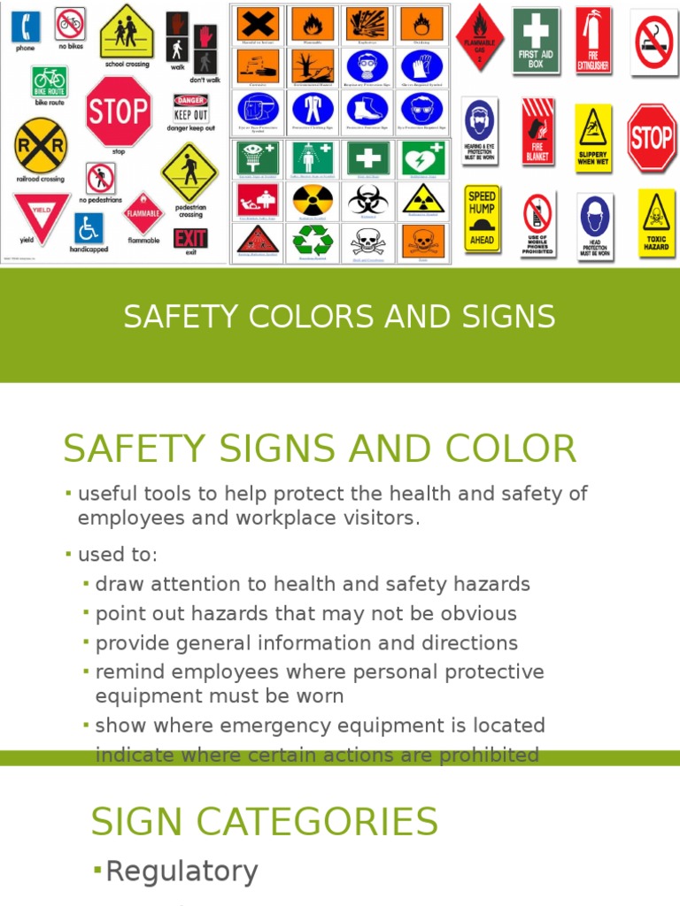 What does the safety color yellow mean The Meaning Of Color