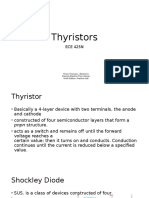 Thyristors: ECE 425N