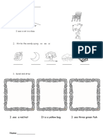 Phonics Worksheet