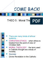 3rd Lesson (Christian Ethics & Morality)