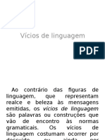 Vicios de Linguagem