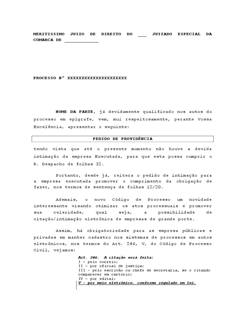 O Que Quer Dizer Certidão De Intimação Eletrônica