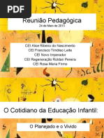 apresentação - Reunião Pedagógica