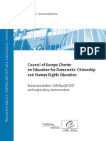 Charter of European Council for Education on Democratic Citizenship
