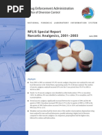 NFLIS Special Report Narcotic Analgesics, 2001-2003: Drug Enforcement Administration