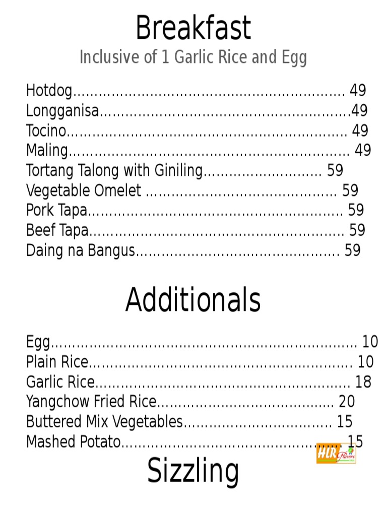 Diverse Breakfast and Meal Options | PDF | Wellness