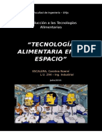 Tecnología Alimentaria en El Espacio